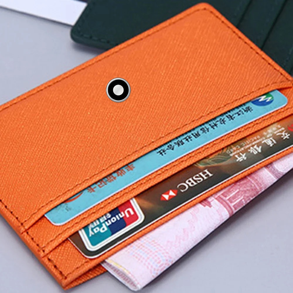 Minimalist Women Men Leather S - Leatherwork Wallet reseña y precio
