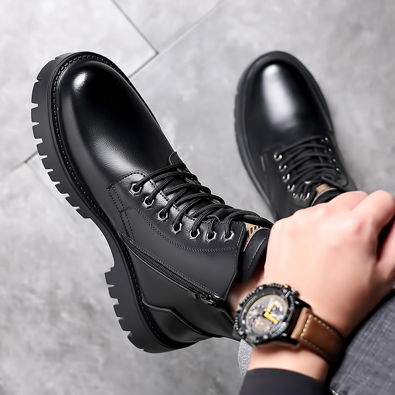 Men Classic Genuine Leather Bo - Leather Work Is reseña y precio