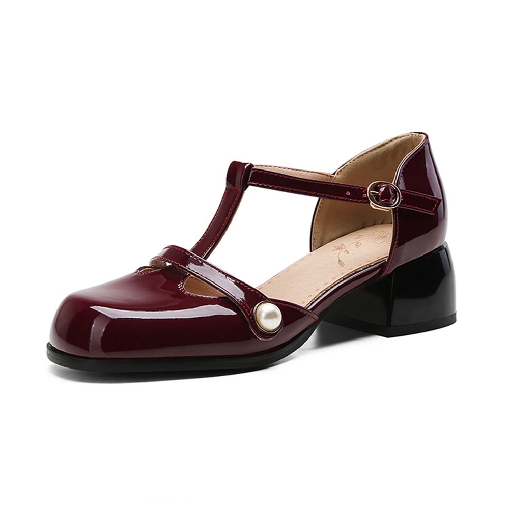 Thick High Heels Sandals Women - Leather Work Is reseña y precio