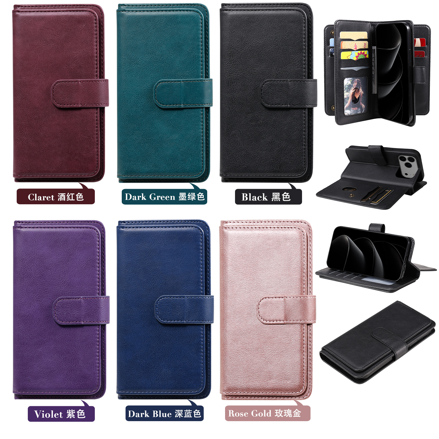 Flip Magnetic Multi Cards Solt - Leatherwork Wallet reseña y precio
