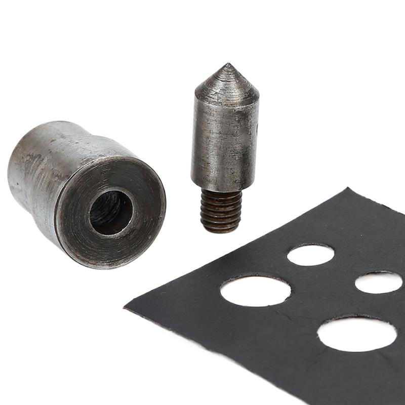 Manual Leather Hole Punch Set: - Leatherwork Hand Press reseña y precio