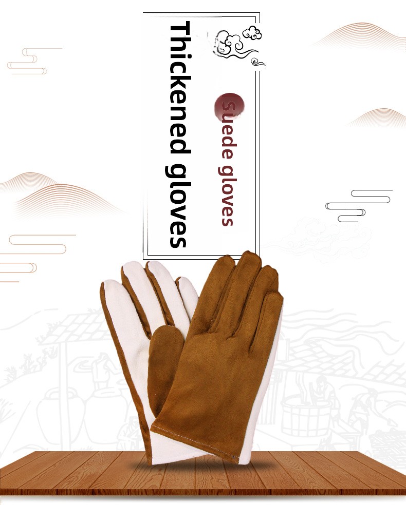 Suede Etiquette Gloves - Thick - Leatherwork Appreciation reseña y precio
