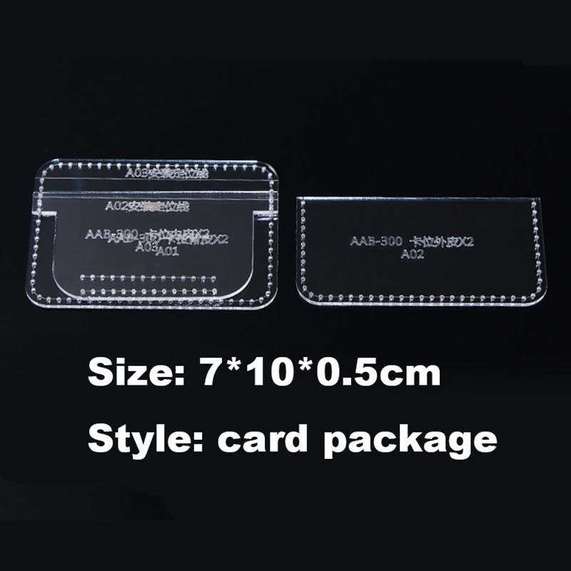 1Set DIY Acrylic Leather Templ - Leatherwork Accessories reseña y precio