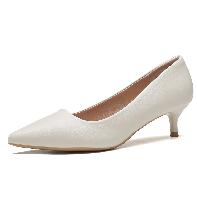 High-heeled women's slim heel  - Leatherwork In French reseña y precio