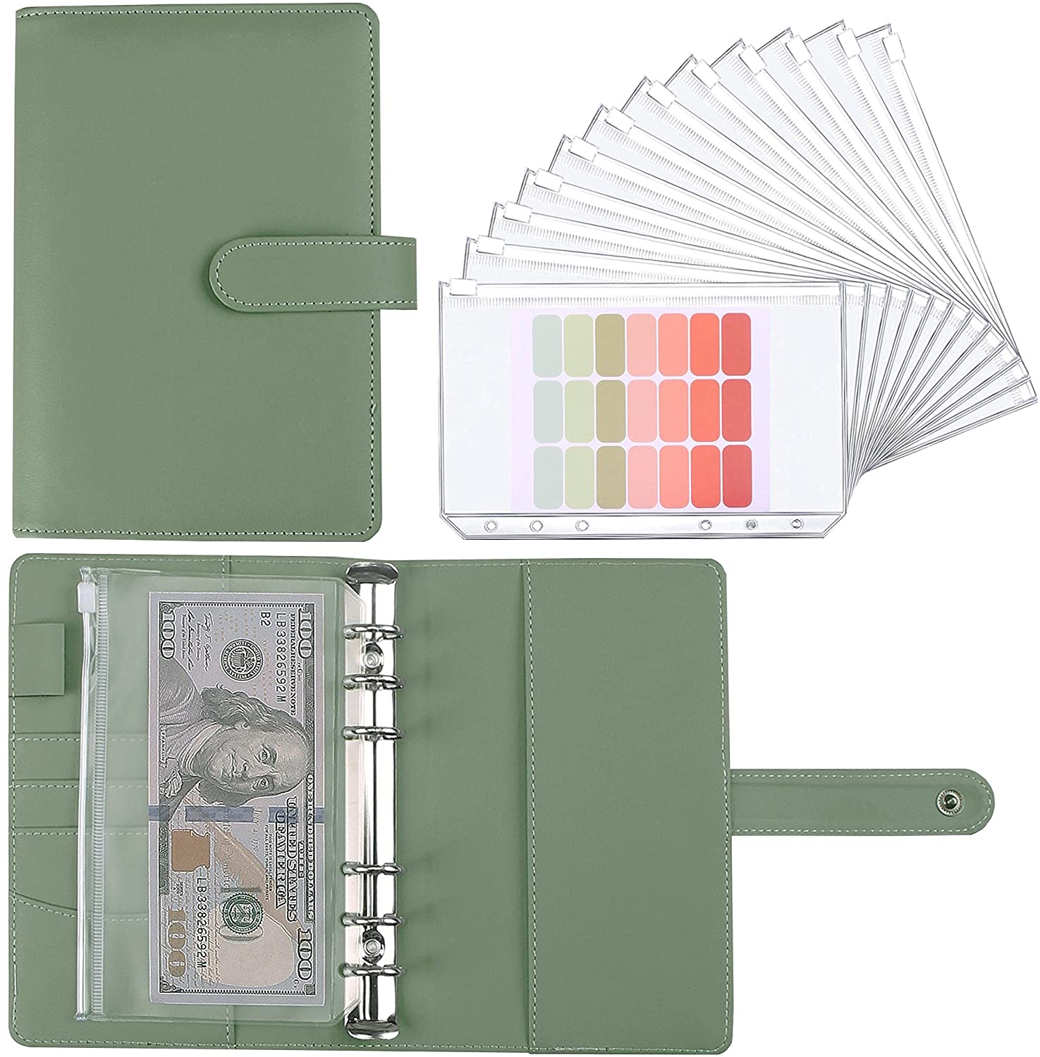 A6 Budget Binder Planner With  - Leather Work Diary reseña y precio
