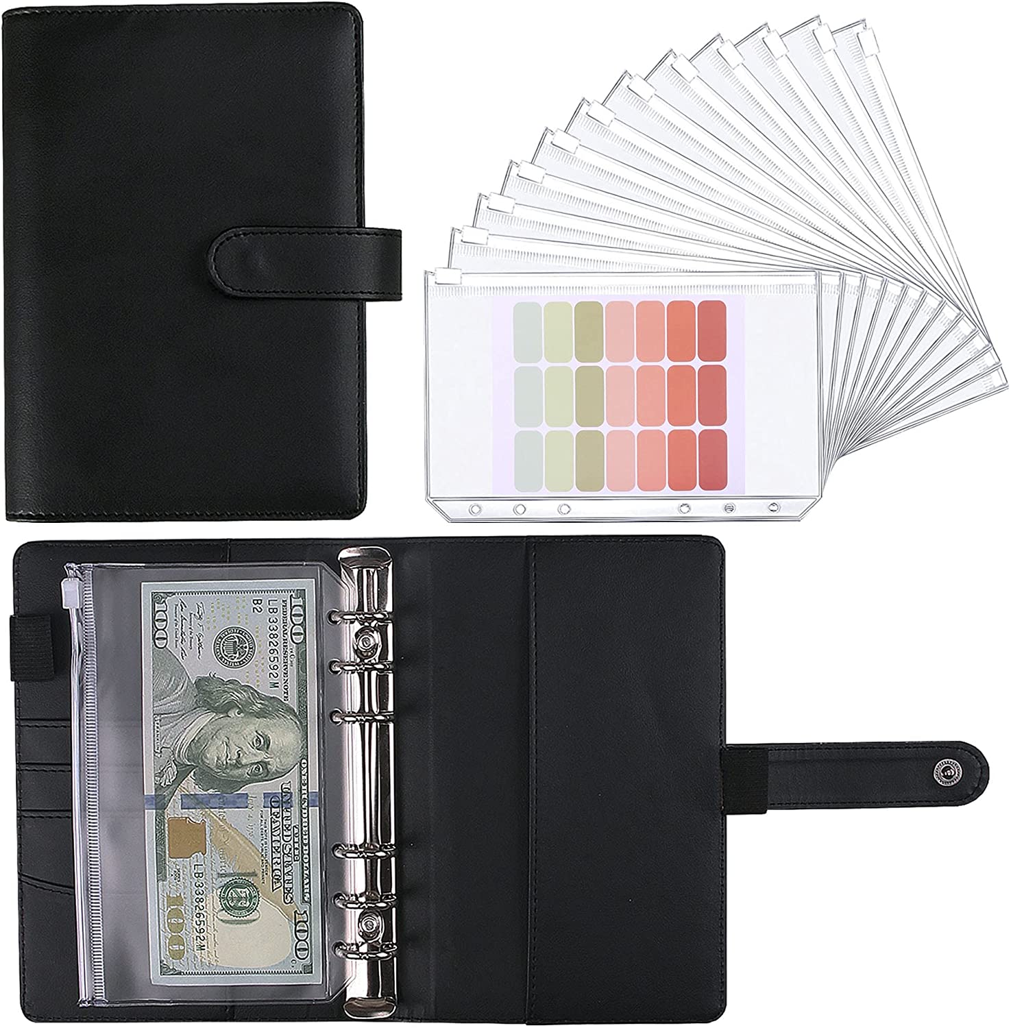 A6 Budget Binder Planner With  - Leather Work Diary reseña y precio