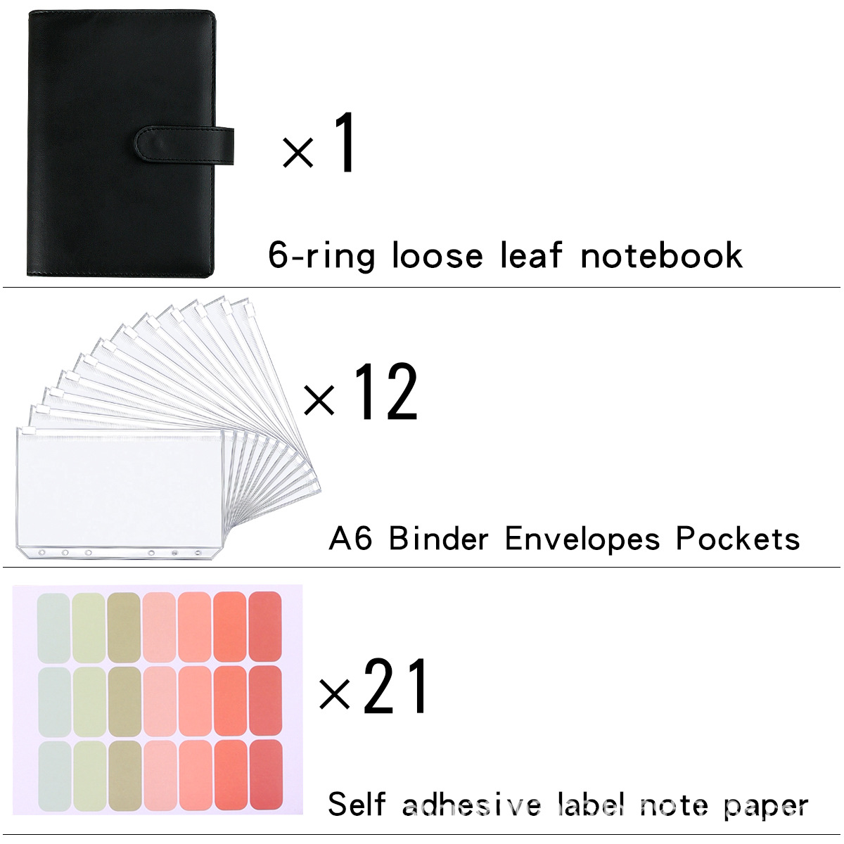 A6 Budget Binder Planner With  - Leather Work Diary reseña y precio