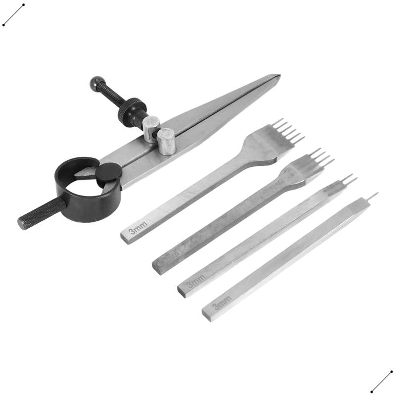 Leather Chisel Set, Prong Diam - Wing Divider Stitch reseña y precio
