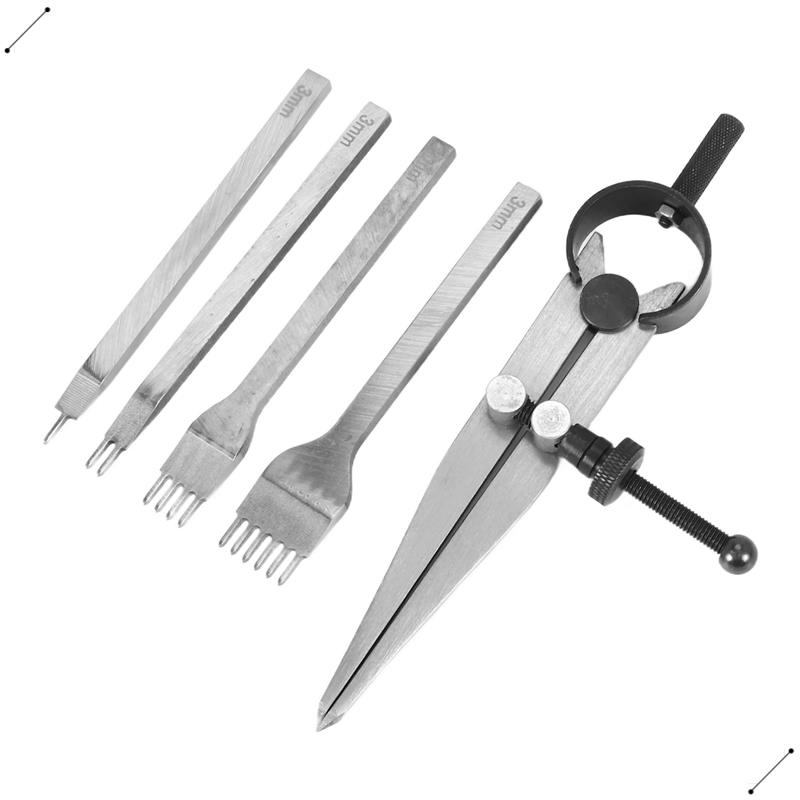 Leather Chisel Set, Prong Diam - Wing Divider Stitch reseña y precio
