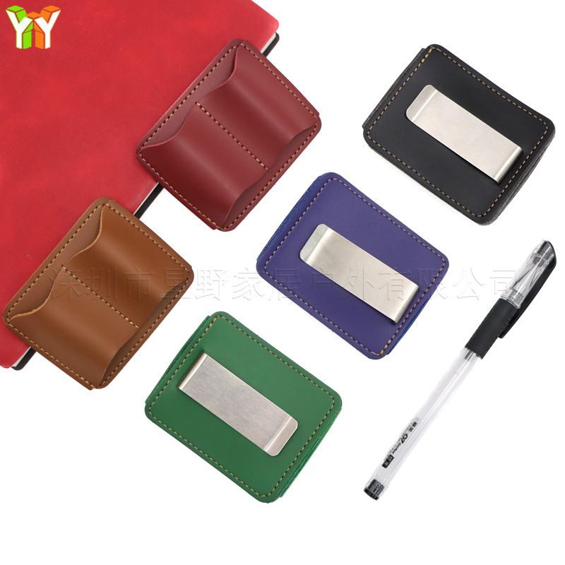 Portable PU Leather Pen Holder - Leather Work Diary reseña y precio
