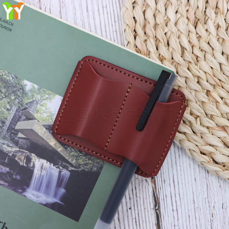 Portable PU Leather Pen Holder - Leather Work Diary reseña y precio