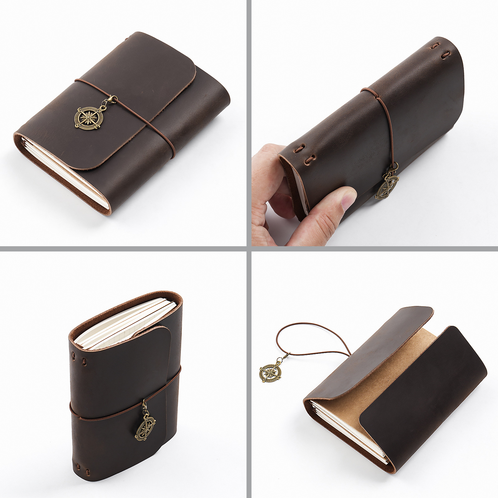 New Arrival Triple Fold TN Tra - Leather Work Diary reseña y precio