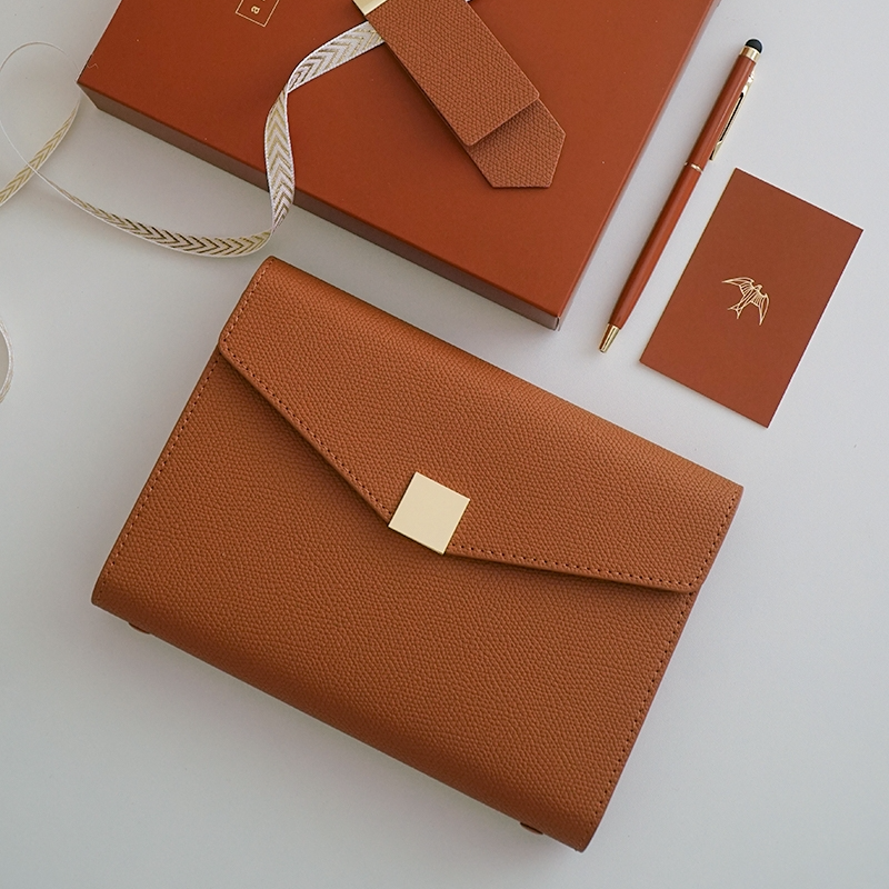 A5 Pu Leather Binder Notebook  - Leather Work Diary reseña y precio