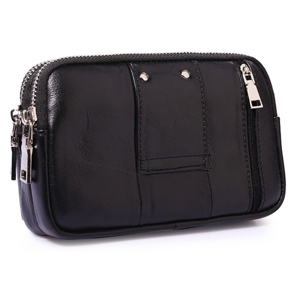 Men Genuine Leather Waist Fann - Leatherwork Wallet reseña y precio