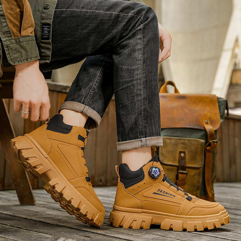 2025 Mens Boots Casual Shoes W - Leather Work Is reseña y precio