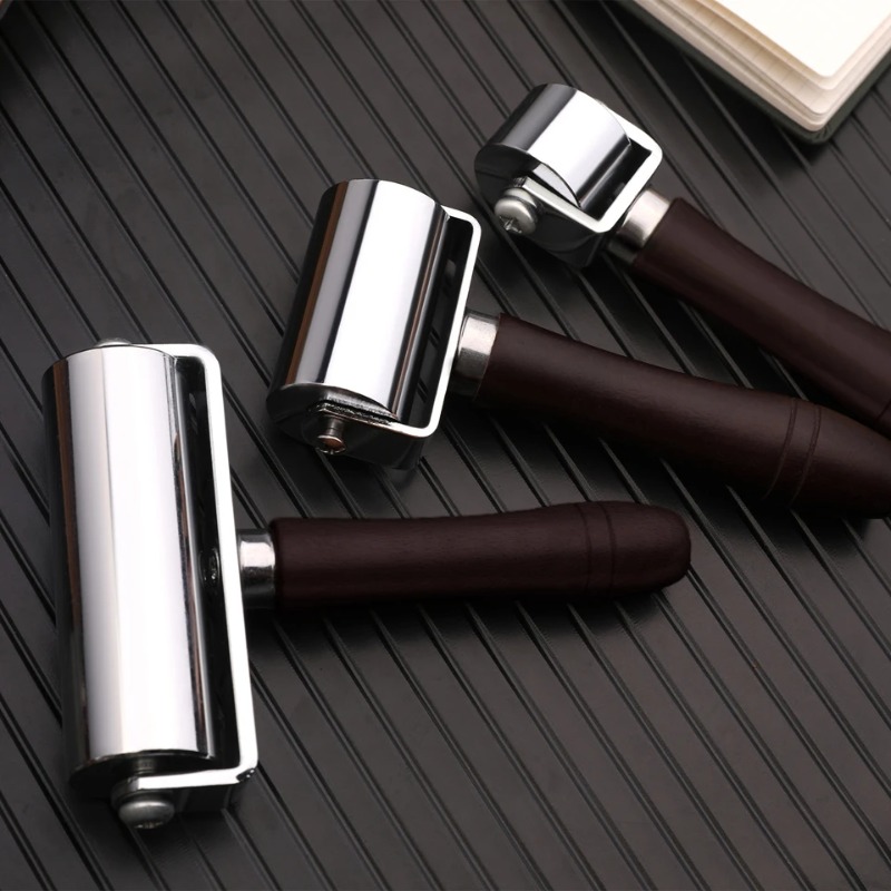 Leather Press Edge Roller with - Leatherwork Edge Creaser reseña y precio