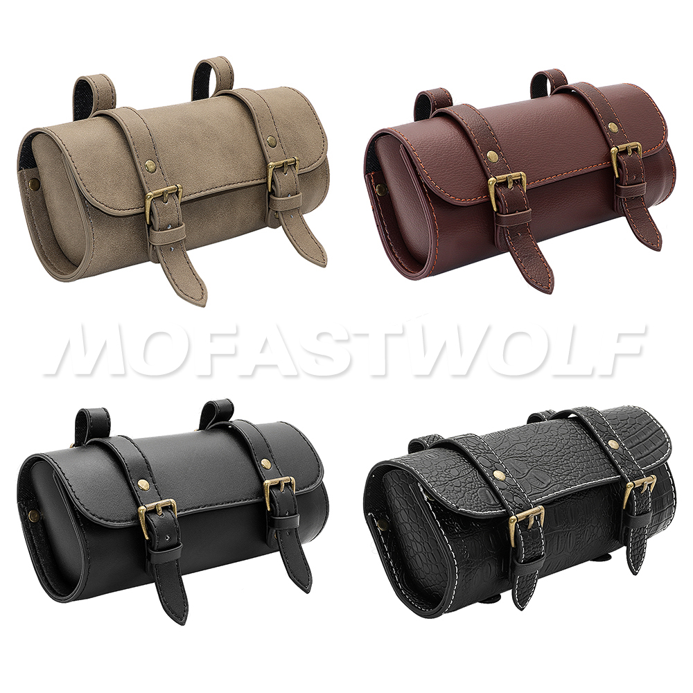 PU Motorcycle Cruiser Tool Bag - Leather Work Bag reseña y precio