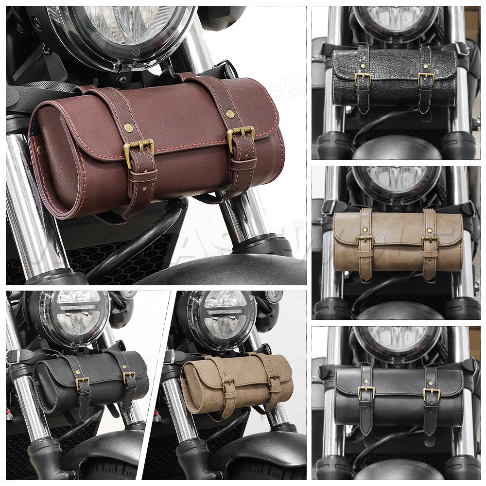 PU Motorcycle Cruiser Tool Bag - Leather Work Bag reseña y precio