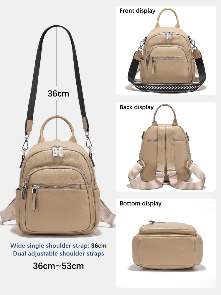 Zency Genuine Leather Small Ba - Leather Work Bag reseña y precio