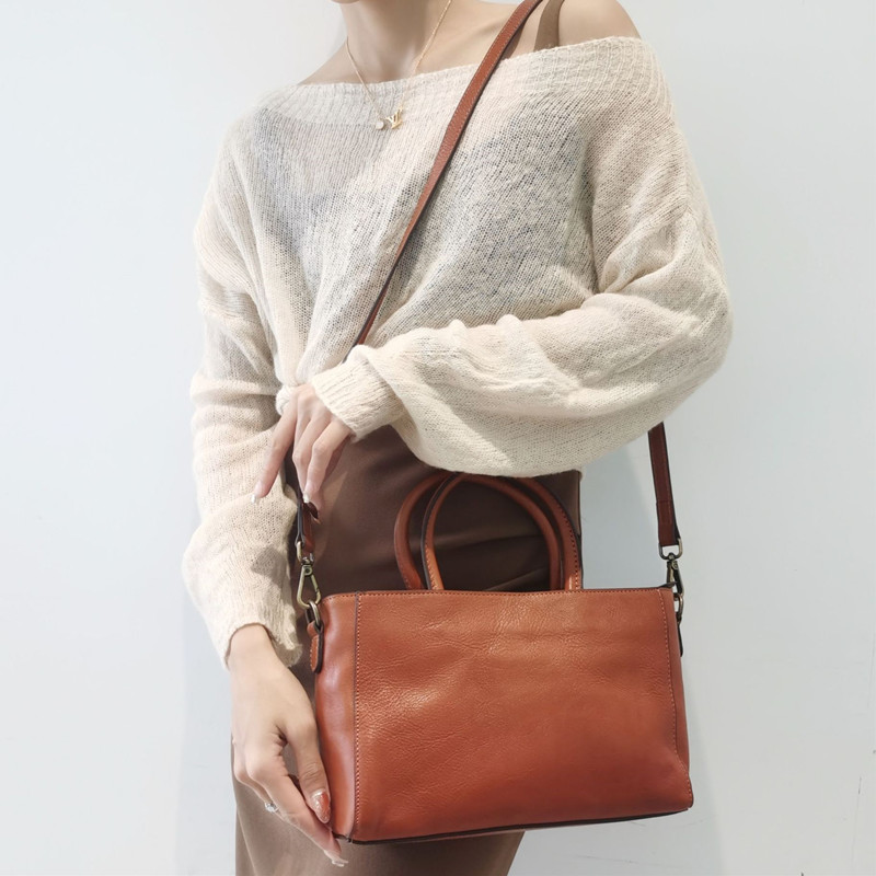 Top-Handle Bags Women Natural  - Leather Work Handbags For Women reseña y precio