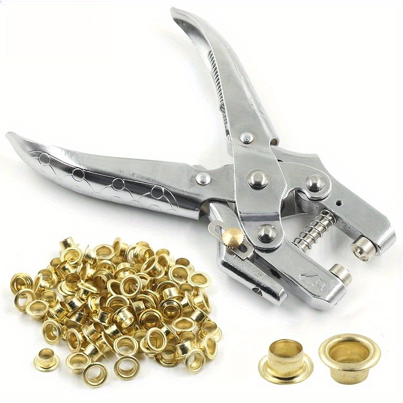 101Pcs Dual-Purpose Tool Gromm - Leatherwork Hand Press reseña y precio