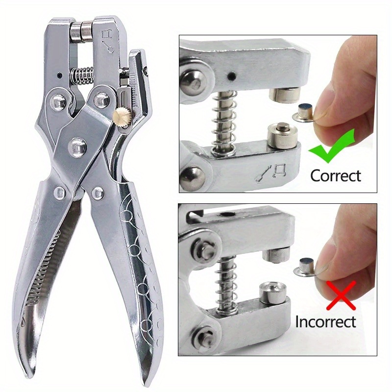 101Pcs Dual-Purpose Tool Gromm - Leatherwork Hand Press reseña y precio