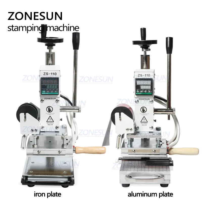ZONESUN ZS110 Hot Foil Stampin - Leatherwork Hand Press reseña y precio