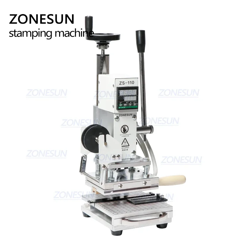 ZONESUN ZS110 Hot Foil Stampin - Leatherwork Hand Press reseña y precio