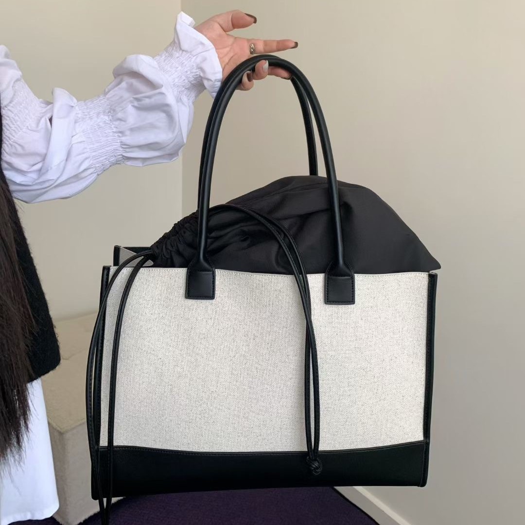 2026 New Women Contrast Color  - Leather Work Handbags For Women reseña y precio