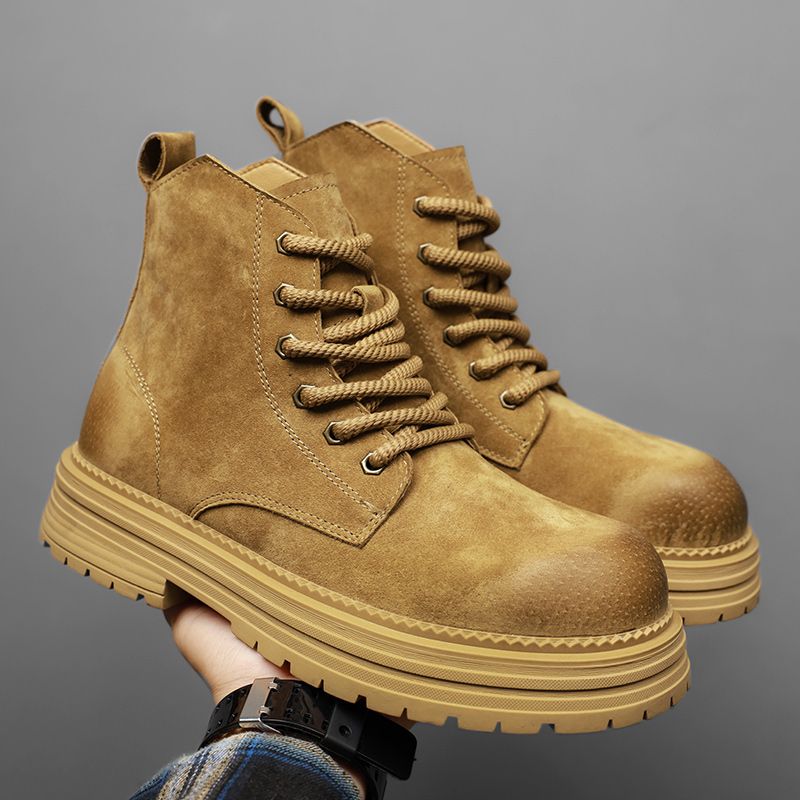 High Quality Men Ankle Boots F - Leather Work Is reseña y precio