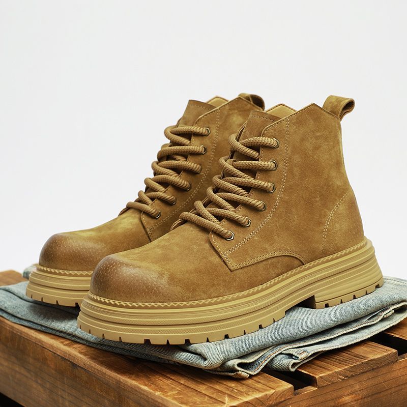 High Quality Men Ankle Boots F - Leather Work Is reseña y precio