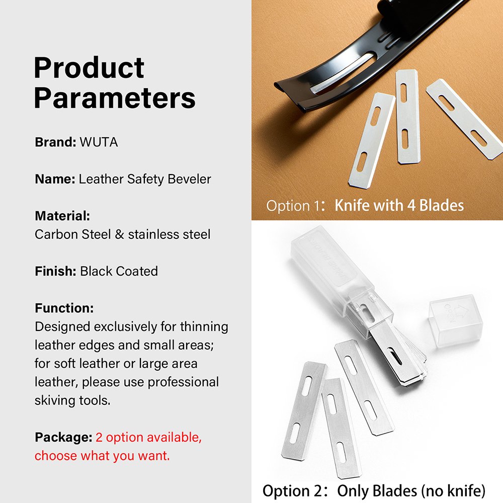 WUTA Sharp Leather Safety Beve - Leatherwork Accessories reseña y precio