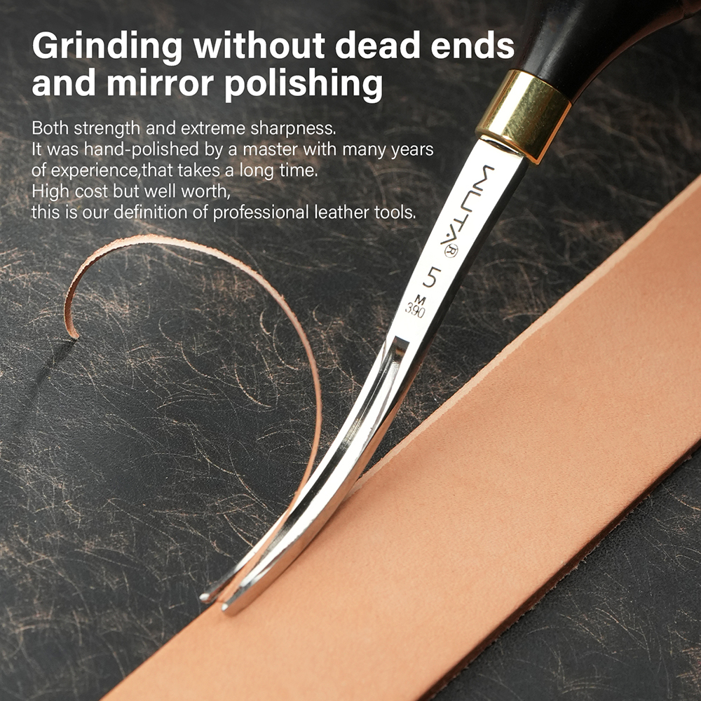 WUTA 1PC Leather Edge Beveler  - Leatherwork Edge Creaser reseña y precio