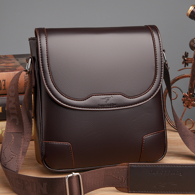 Luxury Brand Men Leather Shoul - Leather Work Handbags reseña y precio