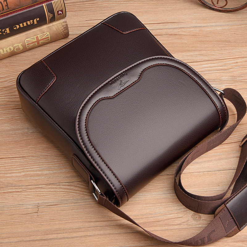 Luxury Brand Men Leather Shoul - Leather Work Handbags reseña y precio