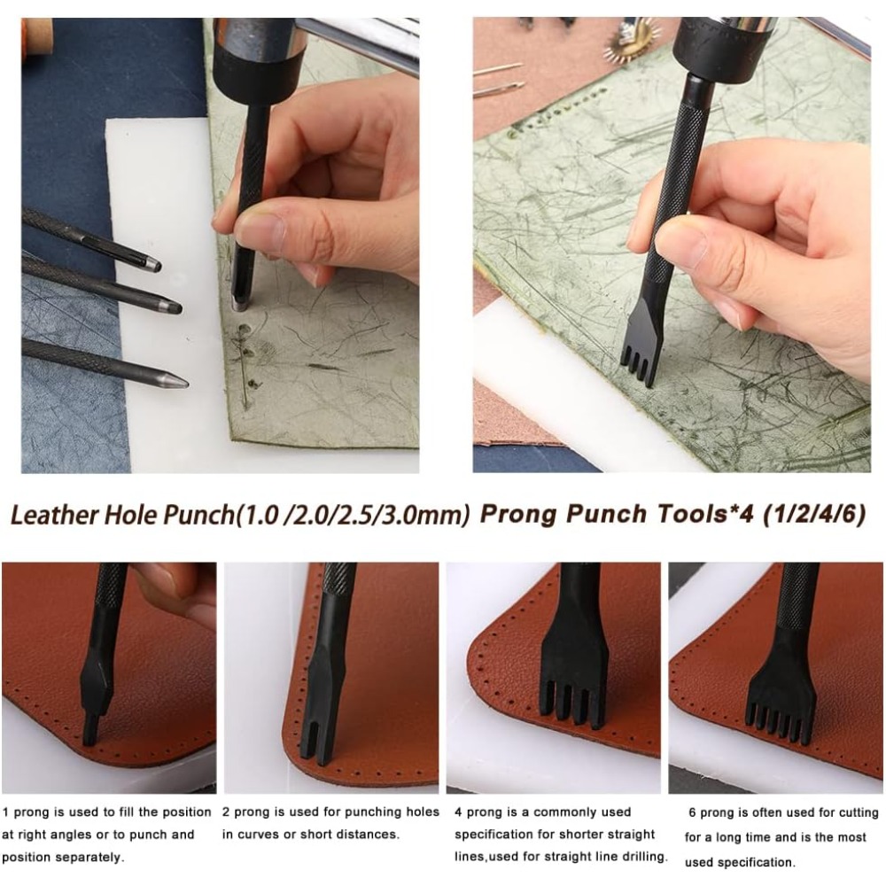 Leather Working Tools Practica - Leatherwork Or Leathercraft reseña y precio