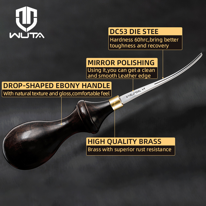WUTA Leather Edge Beveler PRO  - Leatherwork Edge Creaser reseña y precio