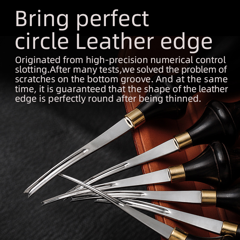 WUTA Leather Edge Beveler PRO  - Leatherwork Edge Creaser reseña y precio