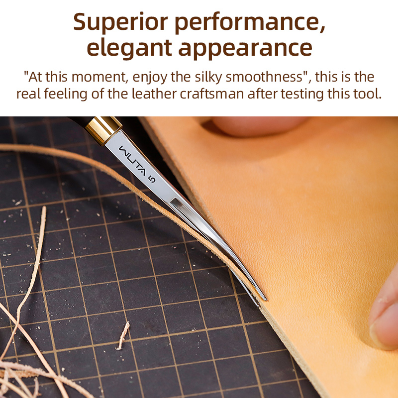 WUTA Leather Edge Beveler PRO  - Leatherwork Edge Creaser reseña y precio