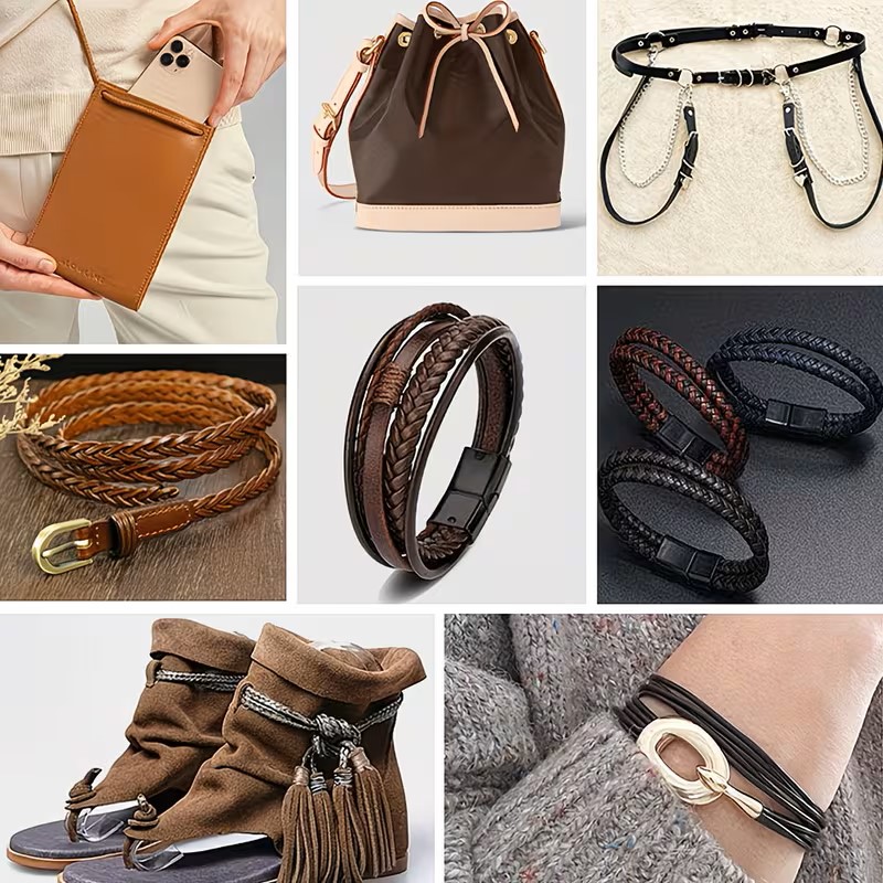 1Set DIY Faux Leather Craft Cu - Leatherwork Accessories reseña y precio