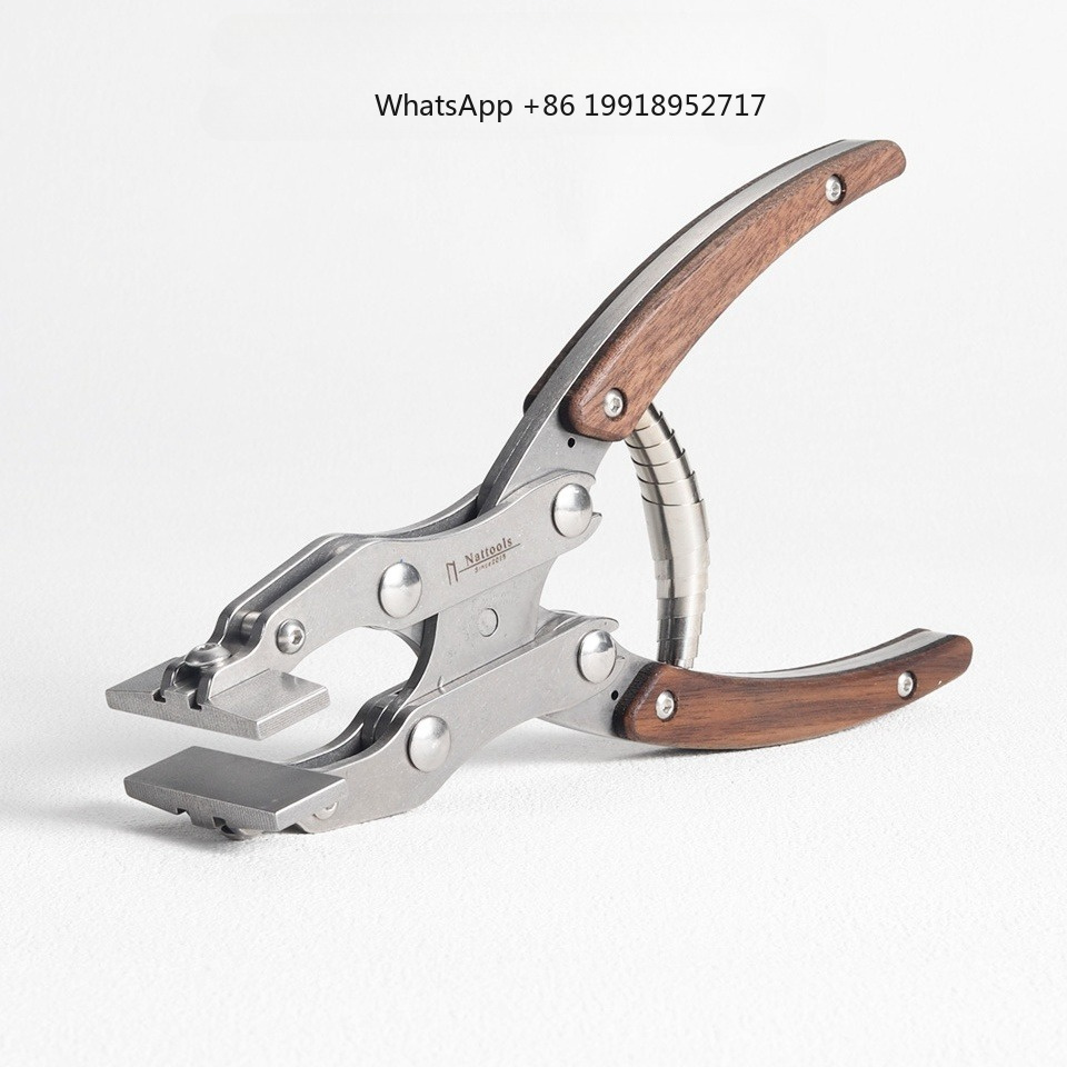 Leather Flat Pliers Stainless  - Leatherwork Hand Press reseña y precio