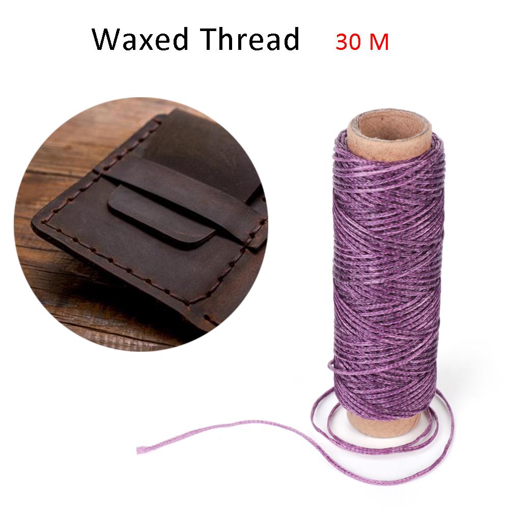 30m/roll Waxed Thread Cotton C - Leatherwork Accessories reseña y precio