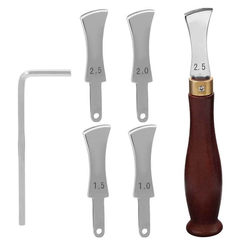 Arch Groove Hot Pressure Leath - Leatherwork Edge Creaser reseña y precio
