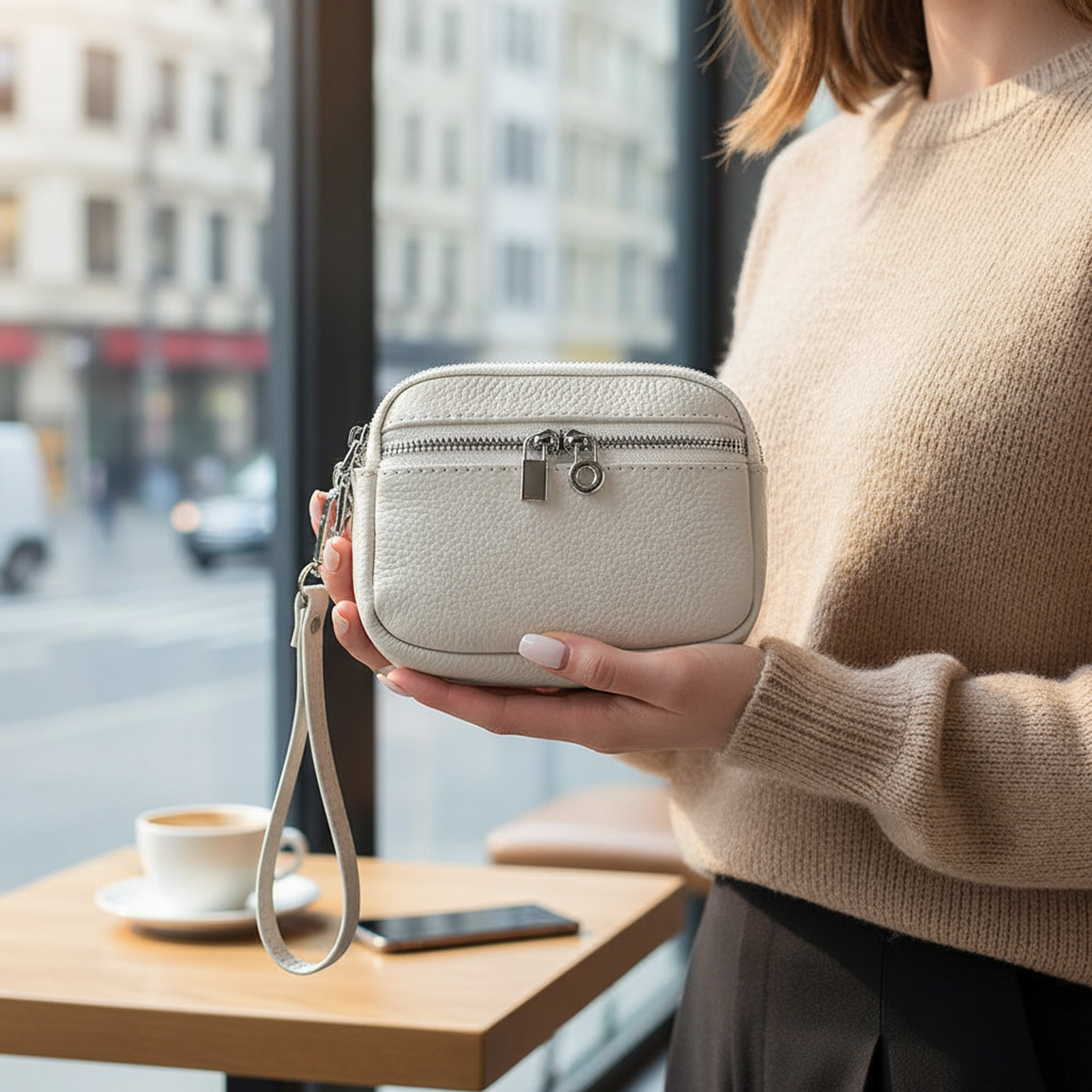Women Mini Crossbody Bag With  - Leatherwork Wallet reseña y precio