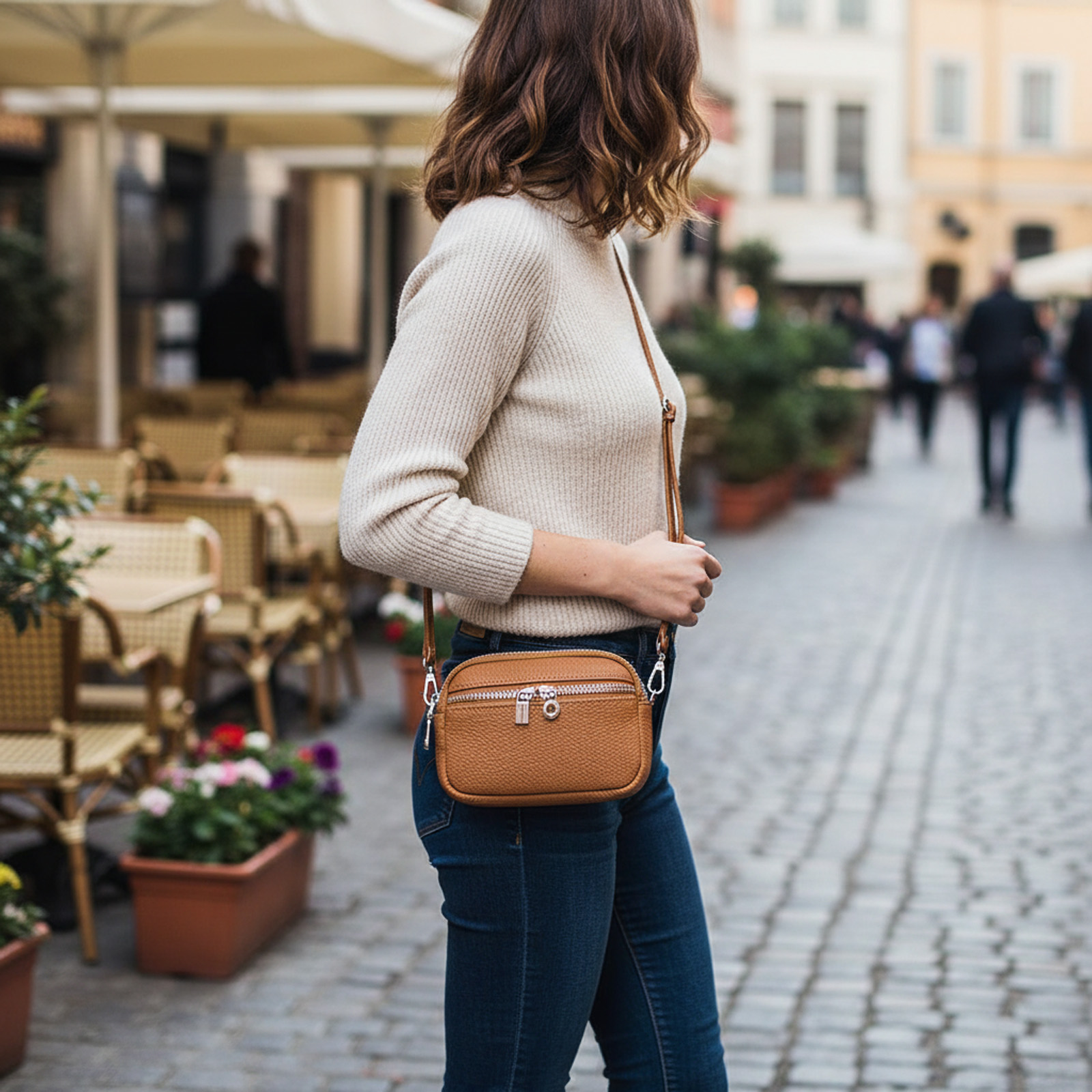 Women Mini Crossbody Bag With  - Leatherwork Wallet reseña y precio
