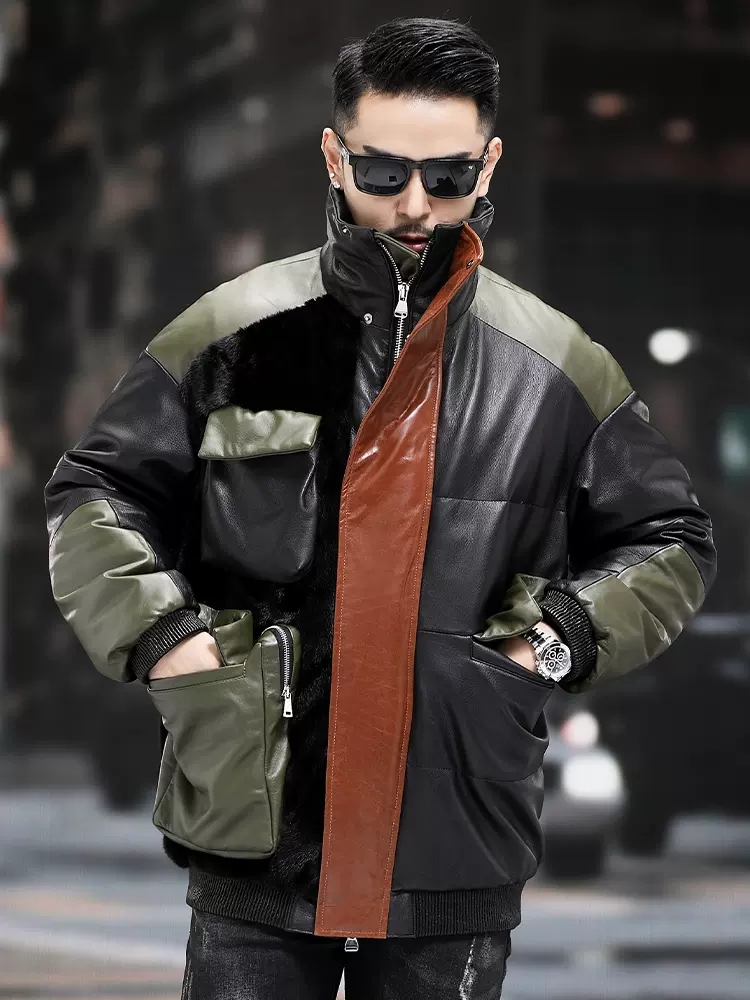 Big Pockets Work Down Jacket M - Leather Work Jacket Mens reseña y precio