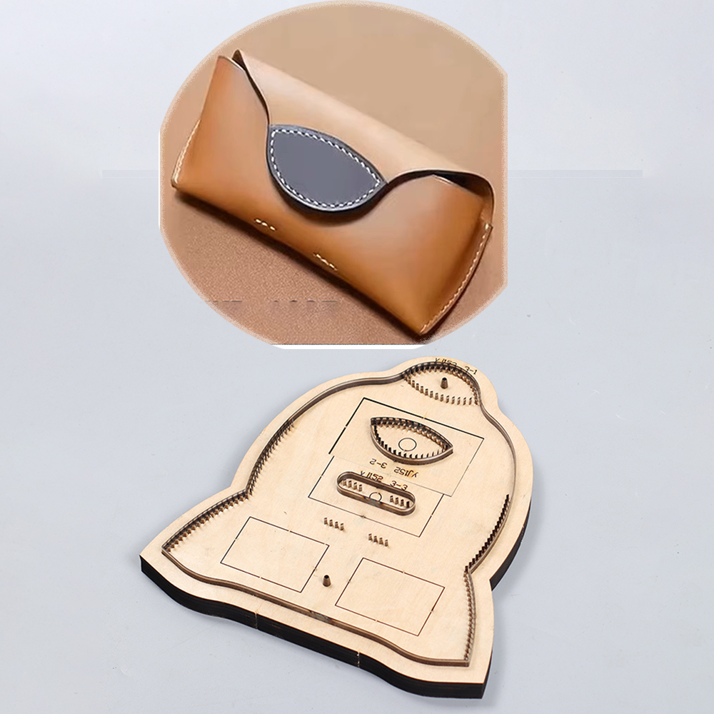 16.5x8.5cm eyeglass case  bag  - Leatherwork Accessories reseña y precio