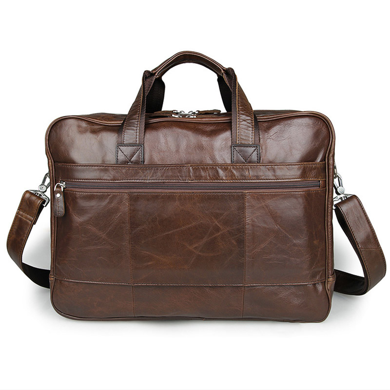 LACHIOUR Genuine Leather Men B - Leather Work Handbags reseña y precio