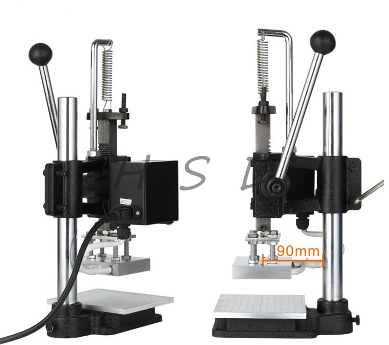 Manual Heat Press Stamping Mac - Leatherwork Hand Press reseña y precio
