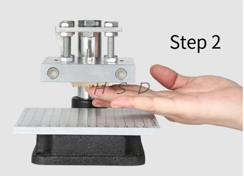 Manual Heat Press Stamping Mac - Leatherwork Hand Press reseña y precio